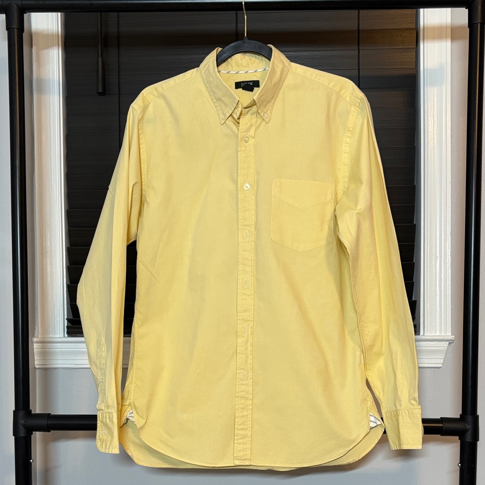 J. Crew Yellow Oxford Shirt
